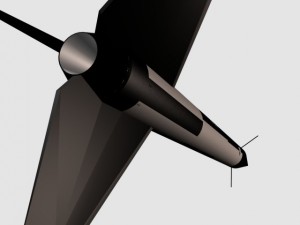 black brant ii sounding rocket 3Dモデル