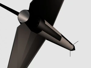 black brant ii sounding rocket 3D Model