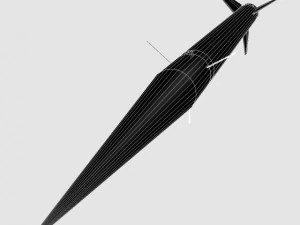 black brant ii sounding rocket 3D Model