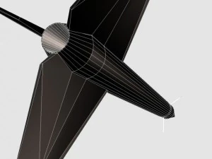 black brant ii sounding rocket 3D Model