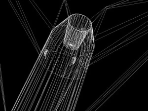 black brant ii sounding rocket 3D Model