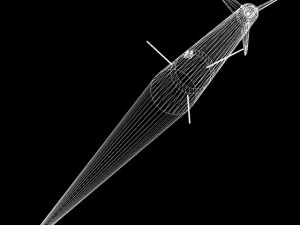 black brant ii sounding rocket 3D Model