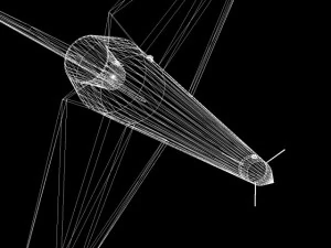 black brant ii sounding rocket 3D Model