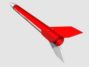 black brant vb sounding rocket 3D 模型