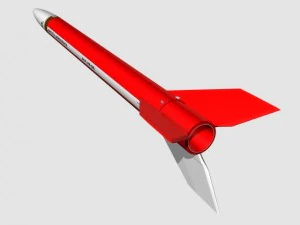 黑布兰特 VB 探空火箭 3D 模型