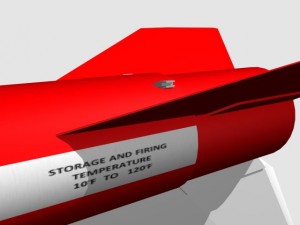 black brant vb sounding rocket 3D 模型