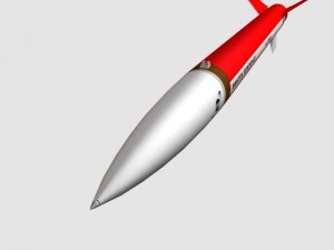 black brant vb sounding rocket 3D 模型