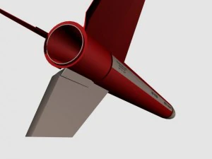 黑布兰特 VB 探空火箭 3D 模型