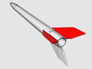 黑布兰特 VB 探空火箭 3D 模型