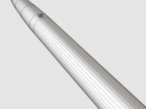 黑布兰特 VB 探空火箭 3D 模型