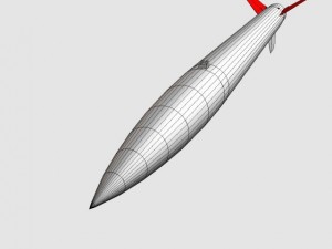 black brant vb sounding rocket 3D 模型