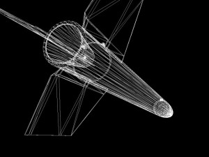black brant vb sounding rocket 3D 模型