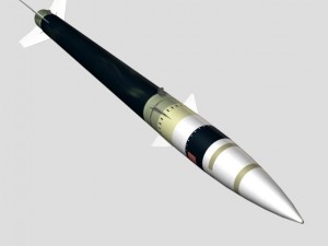black brant vc sounding rocket 3D Model