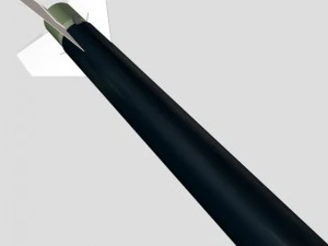 black brant vc sounding rocket 3D Model