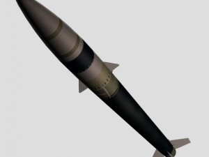 black brant vc sounding rocket 3D Model