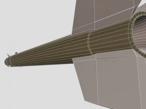black brant vc sounding rocket 3D Model