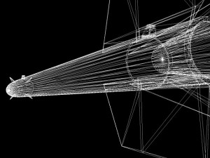 black brant vc sounding rocket 3D Model
