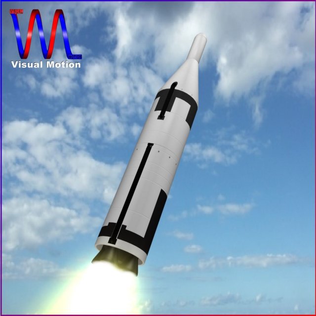 us navy ugm27 polaris a1 ballistic missile Model 3D .c4d .max .obj .3ds .fbx .stl .blend 