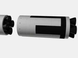 us navy ugm27 polaris a1 ballistic missile Model 3D