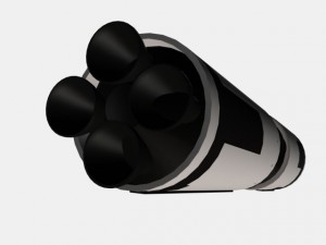 us navy ugm27 polaris a1 ballistic missile Model 3D