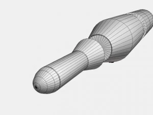 us navy ugm27 polaris a1 ballistic missile 3D Model