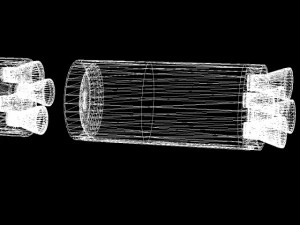 us navy ugm27 polaris a1 ballistic missile 3D Model