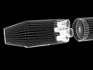 us navy ugm27 polaris a1 ballistic missile 3D Model