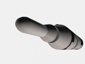 us navy polaris a2 ballistic missile 3D Model