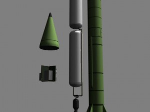 dprk nodonga Modello 3D