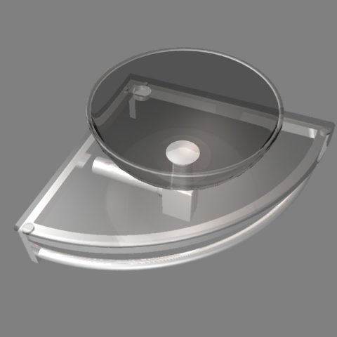 glass vessel sink 002 3D Modell .c4d .max .obj .3ds .fbx .stl .blend 