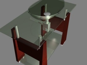 glass sink 001 3D Model