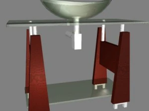 glass sink 001 3D Model