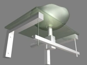 стеклянная раковина 003 3D Модель