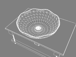 glass sink 003 3D Model