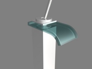 glass faucet 001 3D Model