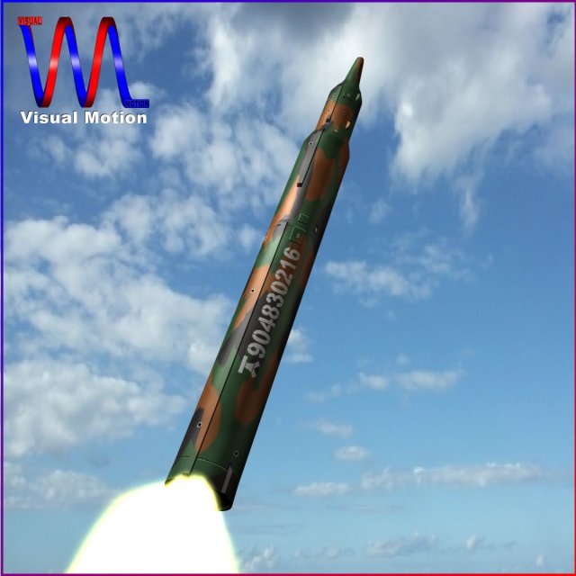 dprk kn08 no dongc missile 3D Model .c4d .max .obj .3ds .fbx .stl .blend 
