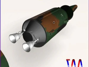 dprk kn08 no dongc missile 3D Model