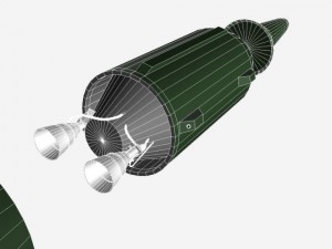 dprk kn08 no dongc missile 3D Model