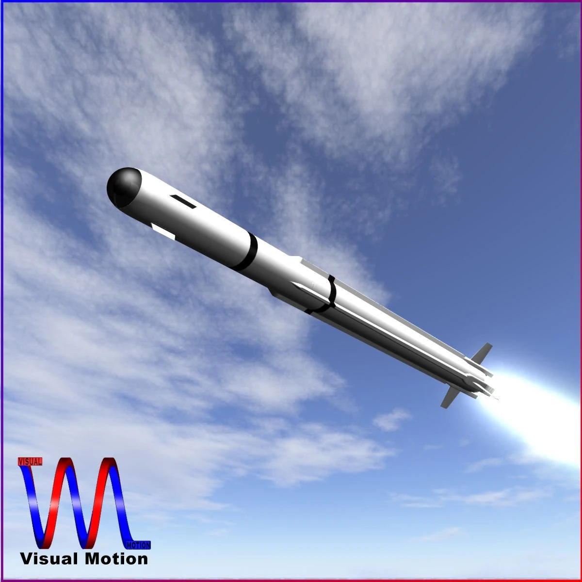 adarter airtoair missile 3D Model .c4d .max .obj .3ds .fbx .stl .blend