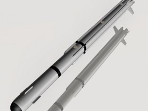 adarter airtoair missile 3D 모델