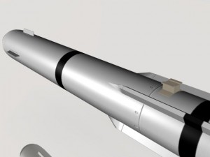 adarter airtoair missile 3D 모델