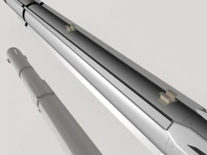 adarter airtoair missile 3D Model