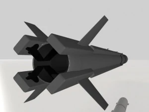 adarter airtoair missile 3D Model