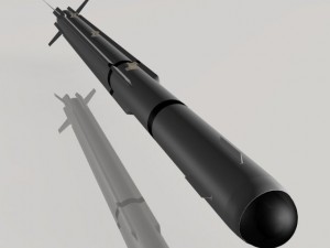 adarter airtoair missile 3D 모델