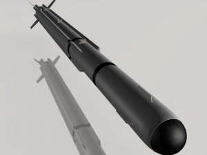 adarter airtoair missile 3D Model