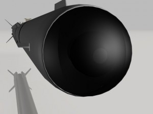 adarter airtoair missile 3D 모델