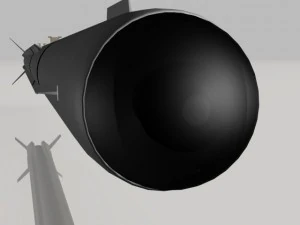 adarter airtoair missile 3D Model