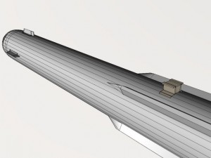 adarter airtoair missile 3D 모델