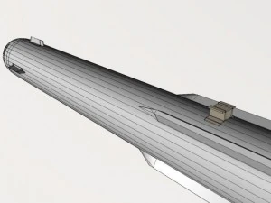 adarter airtoair missile 3D Model