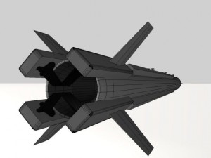 adarter airtoair missile 3D 모델